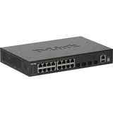 D-Link DGS-1530-20/E switch Gestionado L2 Gigabit Ethernet (10/100/1000) Negro, Interruptor/Conmutador negro, Gestionado, L2, Gigabit Ethernet (10/100/1000), Bidireccional completo (Full duplex), Montaje en rack