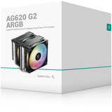 DeepCool AG620 G2 ARGB, Disipador de CPU negro