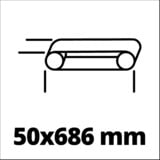 EINHELL Lijadora de banda de pie TC-US 350, Esmeriladora doble rojo/Negro