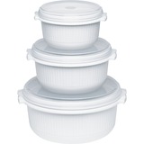 Emsa 459061200 recipiente de almacenar comida Blanco 3 pieza(s), Caja blanco, Blanco, Alemania, 190 mm, 200 mm, 250 mm, 370 g