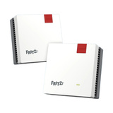 FRITZ! Set 1700 paquete de 2, Repetidor blanco/Gris, Rojo, Blanco, Interno, Sistema de malla, Sistema, Doble banda (2,4 GHz / 5 GHz), Wi-Fi 7 (802.11be)