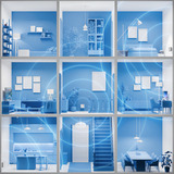 FRITZ! Set 1700 paquete de 2, Repetidor blanco/Gris