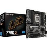 GIGABYTE Z790 D Placa base - Soporta CPUs Intel Core de 14ª generación, VRM digital de 12+1+1 fases, hasta 7600MHz DDR5 (OC), 3xPCIe 4.0 M.2, LAN de 2.5GbE, USB 3.2 Gen 2 VRM digital de 12+1+1 fases, hasta 7600MHz DDR5 (OC), 3xPCIe 4.0 M.2, LAN de 2.5GbE, USB 3.2 Gen 2, Intel, LGA 1700, Intel® Celeron®, Intel® Core™ i3, Intel® Core™ i5, Intel® Core™ i7, Intel® Core™ i9,..., LGA 1700, 192 GB, DDR5-SDRAM