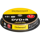 Intenso DVD+R 8.5GB, DL, 8x 8,5 GB 10 pieza(s), DVDs vírgenes DL, 8x, 8,5 GB, DVD+R, 120 mm, 10 pieza(s), 240 min, Caja para pastel