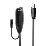 Lindy 43156 cable USB 10 m USB 3.2 Gen 1 (3.1 Gen 1) USB A Negro, Cable alargador negro, 10 m, USB A, USB A, USB 3.2 Gen 1 (3.1 Gen 1), 5000 Mbit/s, Negro