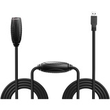 Lindy 43156 cable USB USB 3.2 Gen 1 (3.1 Gen 1) 10 m USB A Negro, Cable alargador negro, 10 m, USB A, USB A, USB 3.2 Gen 1 (3.1 Gen 1), 5 Gbit/s, Negro