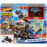 Mattel Monster Trucks HNB89 vehículo de juguete, Pistas de carreras Set de pistas y camión tipo Monster truck, 4 año(s), Metal, Multicolor