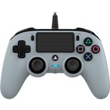 Nacon PS4OFCPADGREY mando y volante Gris Gamepad Analógico/Digital PlayStation 4 gris claro/Gris oscuro, Gamepad, PlayStation 4, Botón Compartir, Analógico/Digital, Alámbrico, Gris