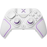 PDP 052-002-WH mando y volante Violeta, Blanco RF/USB Gamepad Analógico/Digital PC, PlayStation 4, PlayStation 5 blanco, Gamepad, PC, PlayStation 4, PlayStation 5, Cruceta, Analógico/Digital, 5 ms, Inalámbrico y alámbrico