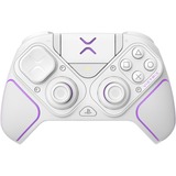 PDP 052-002-WH mando y volante Violeta, Blanco RF/USB Gamepad Analógico/Digital PC, PlayStation 4, PlayStation 5 blanco, Gamepad, PC, PlayStation 4, PlayStation 5, Cruceta, Analógico/Digital, 5 ms, Inalámbrico y alámbrico