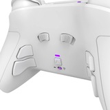 PDP 052-002-WH mando y volante Violeta, Blanco RF/USB Gamepad Analógico/Digital PC, PlayStation 4, PlayStation 5 blanco, Gamepad, PC, PlayStation 4, PlayStation 5, Cruceta, Analógico/Digital, 5 ms, Inalámbrico y alámbrico