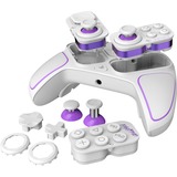 PDP 052-002-WH mando y volante Violeta, Blanco RF/USB Gamepad Analógico/Digital PC, PlayStation 4, PlayStation 5 blanco, Gamepad, PC, PlayStation 4, PlayStation 5, Cruceta, Analógico/Digital, 5 ms, Inalámbrico y alámbrico