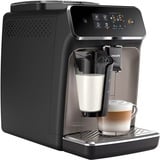 Philips Series 2200 EP2235/40 Cafeteras espresso completamente automáticas, Superautomática negro/marrón zinc, Máquina espresso, 1,8 L, Granos de café, Molinillo integrado, 1500 W, Negro, Marrón