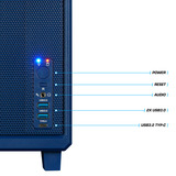 Thermaltake FTW TR100 Koralie Edition, Gaming-PC azul cobalto