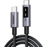 UGREEN Uno Cable USB-C a USB-C (100W) negro/Gris