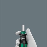 Wera Kraftform Kompakt 28, 7 piezas, Llave de tubo negro/Verde