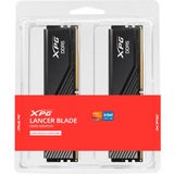 ADATA LANCER BLADE módulo de memoria 16 GB 1 x 16 GB DDR5, Memoria RAM negro, 16 GB, 1 x 16 GB, DDR5, 6400 MHz, 288-pin DIMM