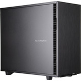 ALTERNATE PC para juegos Silent Edition • RTX 5070 Ti • AMD Ryzen™ 7 7800X3D • 32 GB RAM, Gaming-PC negro