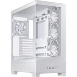 ASUS A31 Plus TG ARGB WHITE Midi Tower Blanco, Cajas de torre blanco, Midi Tower, PC, Blanco, ATX, micro ATX, Mini-ITX, Multi, 16,5 cm