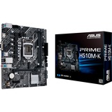 ASUS PRIME H510M-K Intel H510 LGA 1200 micro ATX, Placa base Intel, LGA 1200, Intel® Celeron®, Intel® Core™ i3, Intel® Core™ i5, Intel® Core™ i7, Intel® Core™ i9,..., LGA 1200 (Socket H5), DDR4-SDRAM, 64 GB