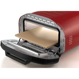 Ariete Horno para pizza DA GENNARO, Horno de pizza rojo/Acero fino, 1 Pizza(s), Rojo, 430 °C, 320 x 320 mm, 1 h, Piedra