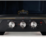 Ariete Horno para pizza DA GENNARO, Horno de pizza rojo/Acero fino, 1 Pizza(s), Rojo, 430 °C, 320 x 320 mm, 1 h, Piedra
