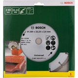 Bosch 2 607 019 477 accesorio para amoladora angular, Hoja 23 cm, 2,4 mm, 1 pieza(s)