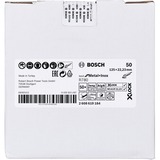 Bosch 2 608 619 184 accesorio para amoladora angular Disco de lijado, Rueda de esmeril Disco de lijado, Metal, Acero inoxidable, 12,5 cm, Bosch, Centro plano, 2,22 cm
