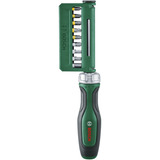 Bosch Destornillador de carraca con juego de puntas, 19 piezas, Conjuntos de bits verde/Negro