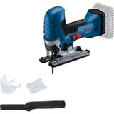 Bosch GST 18V-125 S PROFESSIONAL power jigsaws 3500 spm 1,9 kg, Sierra de calar azul/Negro, Empuñadura cilíndrica, Negro, Azul, Acero inoxidable, -45 - 45°, Aluminio, Acero, Madera, Sin escobillas, 3500 spm