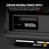 Corsair RM1000e Reacondicionado, Fuente de alimentación de PC negro