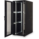 Digitus Armario de servidor de la serie Unique - 800 x 1200 mm (an. x pr.), Armario IT negro, Rack o bastidor independiente, 42U, 1000 kg, Negro