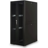 Digitus Armario de servidor de la serie Unique - 800 x 1200 mm (an. x pr.), Armario IT negro, Rack o bastidor independiente, 42U, 1000 kg, Negro