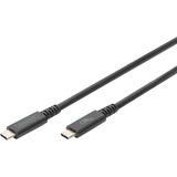 Digitus Cable USB4 Gen 3x2, conector USB-C > conector USB-C, 40Gbit/s negro