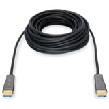 Digitus Cable de fibra óptica híbrido HDMI AOC, UHD 4K negro