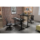 Digitus Estructura de mesa ajustable en altura eléctrica, motor simple, 2 niveles, Soporte negro