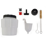 EINHELL Sistema de pulverización de pintura a batería Power X-Change TC-SY 18/60 Li-Solo, 18 Voltios, Arma de aerosol rojo/Negro