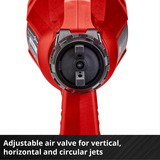 EINHELL Sistema de pulverización de pintura a batería Power X-Change TC-SY 18/60 Li-Solo, 18 Voltios, Arma de aerosol rojo/Negro