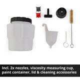 EINHELL Sistema de pulverización de pintura a batería Power X-Change TC-SY 18/60 Li-Solo, 18 Voltios, Arma de aerosol rojo/Negro