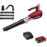 EINHELL Soplador de hojas profesional a batería GP-LB 18/200 LI, 18 Voltios rojo/Negro