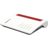 FRITZ! FRITZ!Box 7530 AX, Router Box 7530 AX, Wi-Fi 6 (802.11ax), Doble banda (2,4 GHz / 5 GHz), Ethernet, ADSL, Gris, Rojo, Blanco, Router de sobremesa