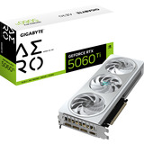 GIGABYTE GeForce RTX 5060 Ti AERO OC 8G Tarjeta Gráfica – 8 GB GDDR7, 128 bits, PCI-E 5.0, 2647 MHz Frecuencia del núcleo, 3 x DisplayPort, 1 x HDMI, GV-N506TAERO OC-8GD 128 bits, PCI-E 5.0, 2647 MHz Frecuencia del núcleo, 3 x DisplayPort, 1 x HDMI, GV-N506TAERO OC-8GD, GeForce RTX 5060 Ti, 8 GB, GDDR7, 128 bit, 7680 x 4320 Pixeles, PCI Express x8 5.0
