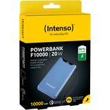 Intenso F10000 Blue, 7332035, Banco de potencia azul