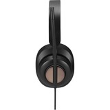 Kensington Auriculares circumaurales USB-C H2000, Auriculares con micrófono negro, Alámbrico, Oficina/Centro de llamadas, 20 - 20000 Hz, 190 g, Auriculares, Negro
