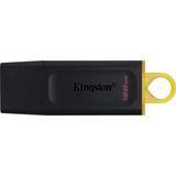 Kingston DataTraveler Exodia unidad flash USB 128 GB USB tipo A 3.2 Gen 1 (3.1 Gen 1) Negro, Lápiz USB negro/Amarillo, 128 GB, USB tipo A, 3.2 Gen 1 (3.1 Gen 1), Tapa, 11 g, Negro