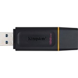 Kingston DataTraveler Exodia unidad flash USB 128 GB USB tipo A 3.2 Gen 1 (3.1 Gen 1) Negro, Lápiz USB negro/Amarillo, 128 GB, USB tipo A, 3.2 Gen 1 (3.1 Gen 1), Tapa, 11 g, Negro