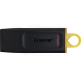 Kingston DataTraveler Unidad Flash USB 3.2 Exodia, Lápiz USB negro/Amarillo, 128 GB, USB tipo A, 3.2 Gen 1 (3.1 Gen 1), Tapa, 11 g, Negro, Amarillo