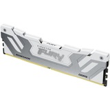 Kingston FURY FURY 24GB 8400MT/s DDR5 CL40 CUDIMM Renegade White XMP, Memoria RAM plateado/blanco, 24 GB, 1 x 24 GB, DDR5, 288-pin DIMM