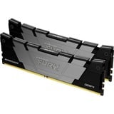 Kingston FURY FURY 32GB 3200MT/s DDR4 CL16 DIMM (Kit de 2) 1Gx8 Renegade Black, Memoria RAM negro/Plateado, 32 GB, 2 x 16 GB, DDR4, 288-pin DIMM