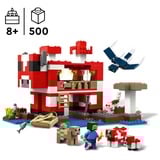 LEGO Minecraft La Casa-Champiñaca, Juegos de construcción Juego de construcción, 8 año(s), Plástico, 500 pieza(s), 835 g